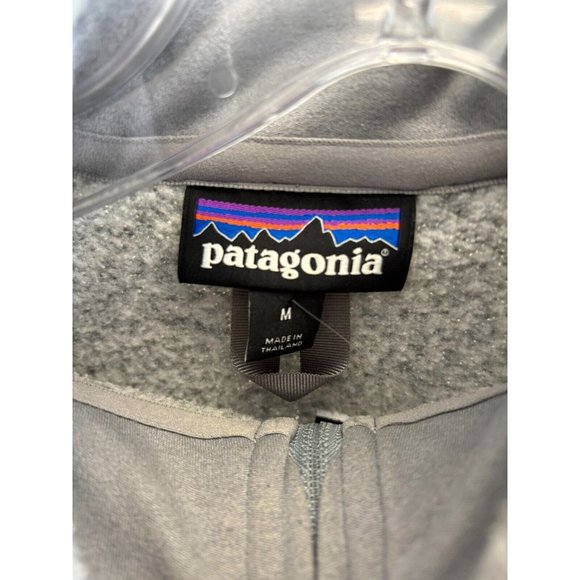 Patagonia Women's Gray Better Sweater 1/4 Zip Fleece Size M (32260) - Picture 2 of 3
